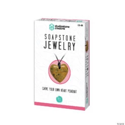 Soapstone Jewelry Carving Kits: Heart