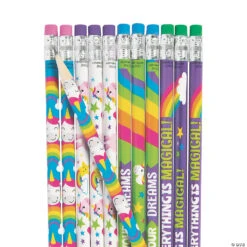 Unicorn Pencils - 24 Pc.