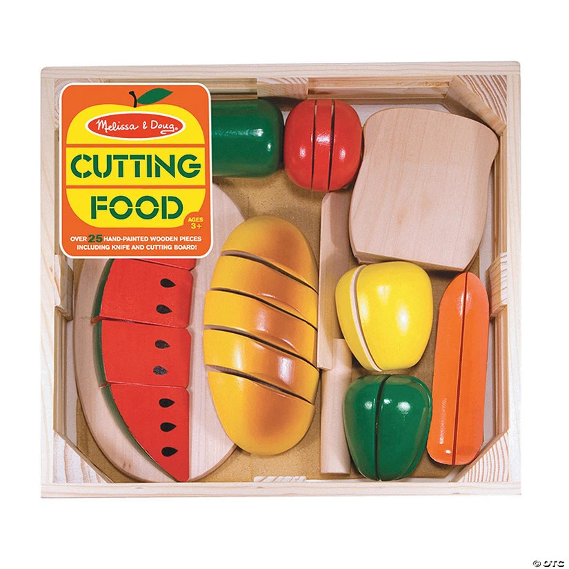 Wooden Food Set With Crate